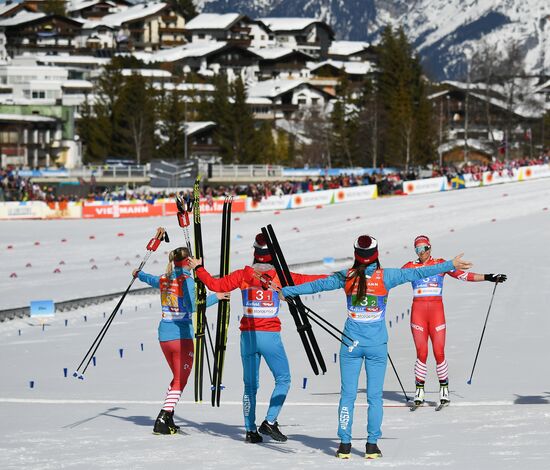 Austria Ski Worlds Relay Women