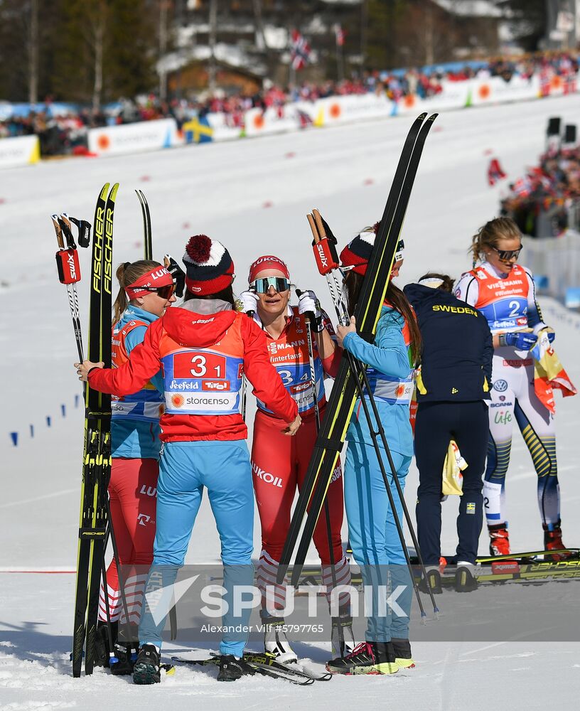 Austria Ski Worlds Relay Women