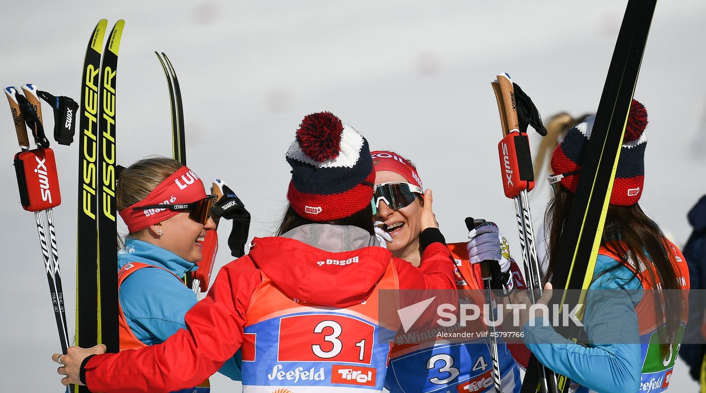 Austria Ski Worlds Relay Women