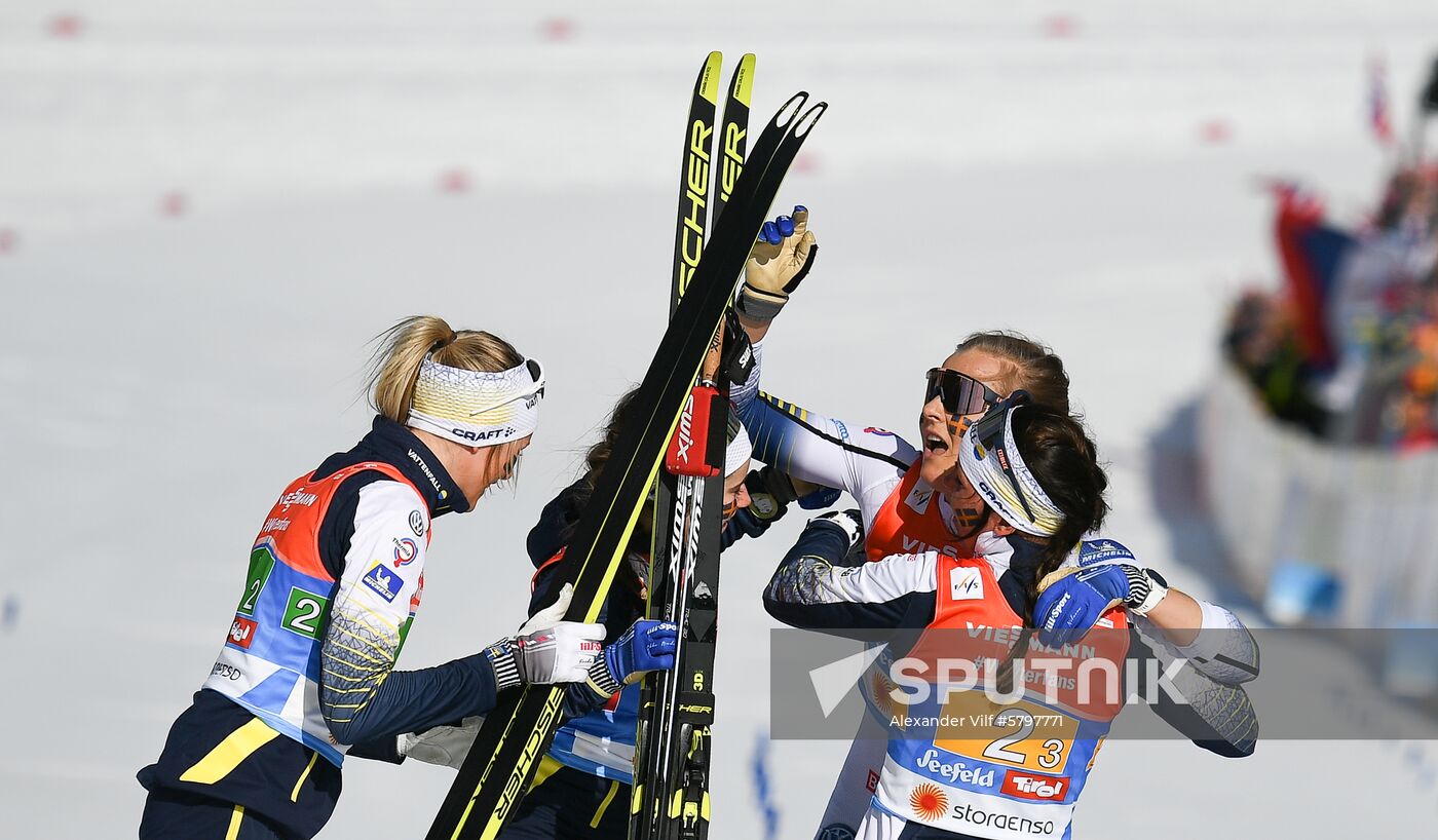 Austria Ski Worlds Relay Women