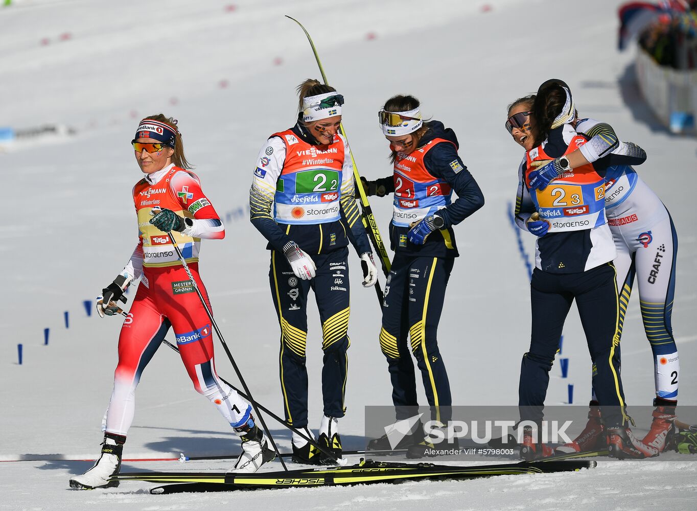 Austria Ski Worlds Relay Women