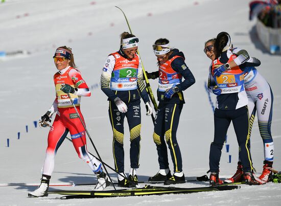 Austria Ski Worlds Relay Women