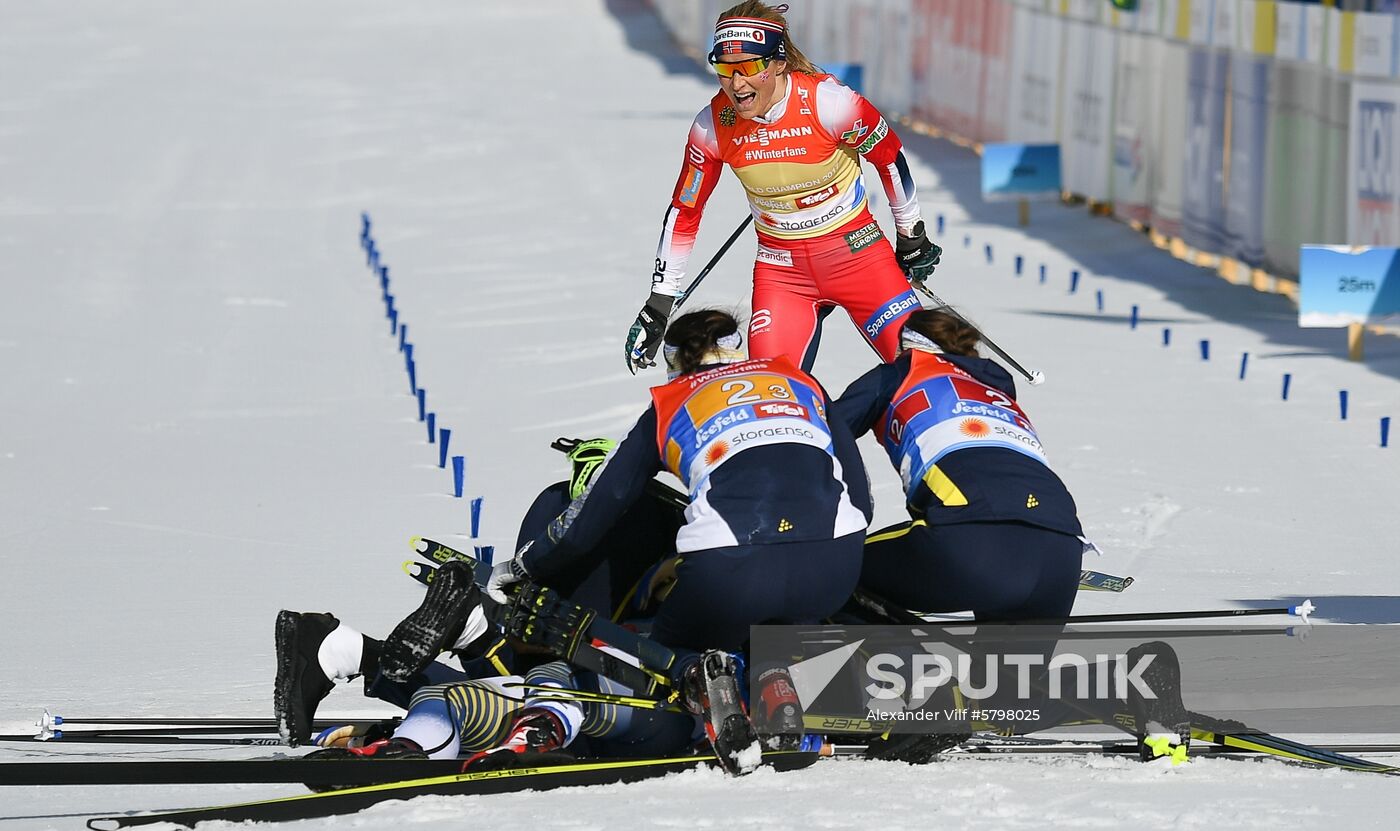 Austria Ski Worlds Relay Women