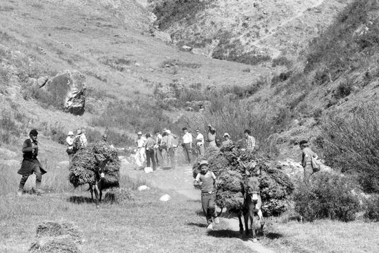 International geological expedition to Tian Shan