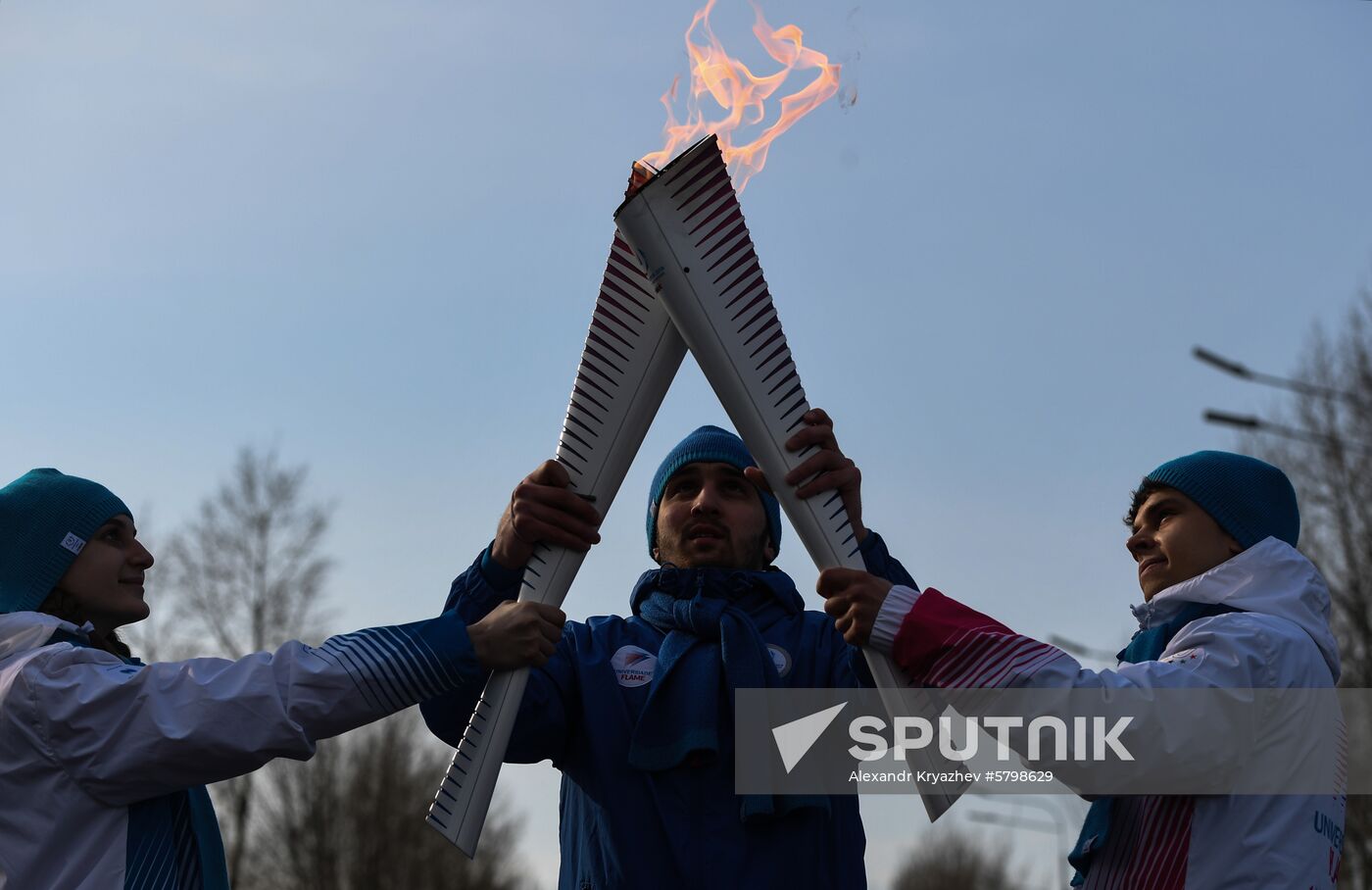 Russia Universiade Torch Relay