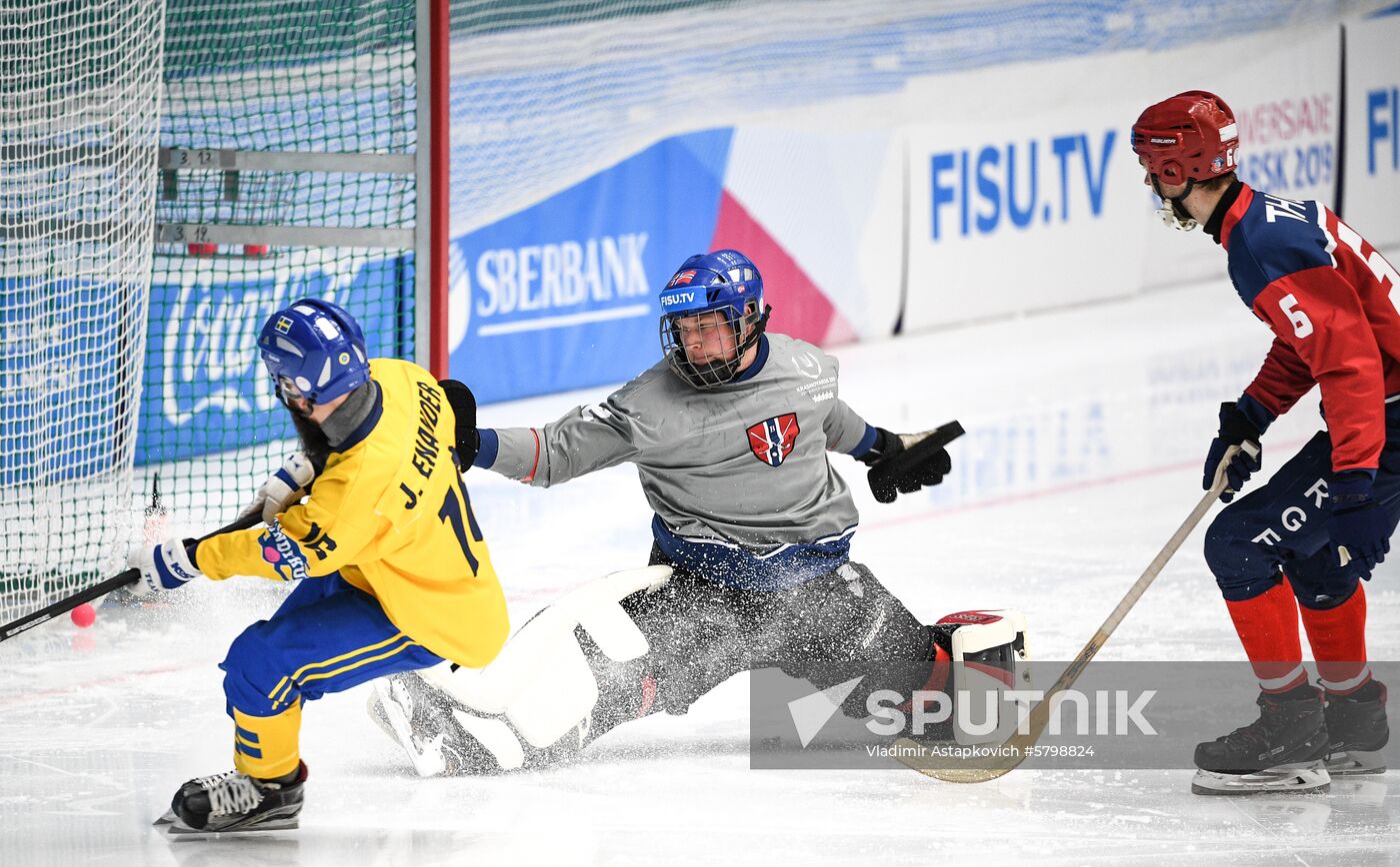 Russia Universiade Bandy Men Sweden - Norway