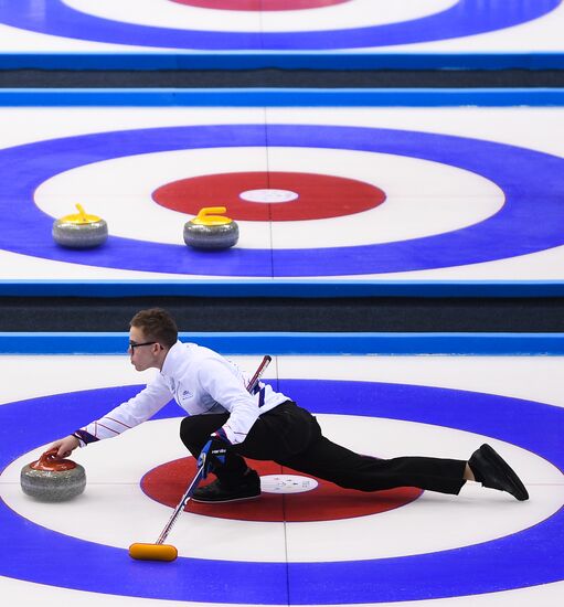 Russia Universiade Curling Training