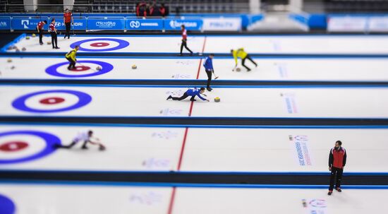 Russia Universiade Curling Training