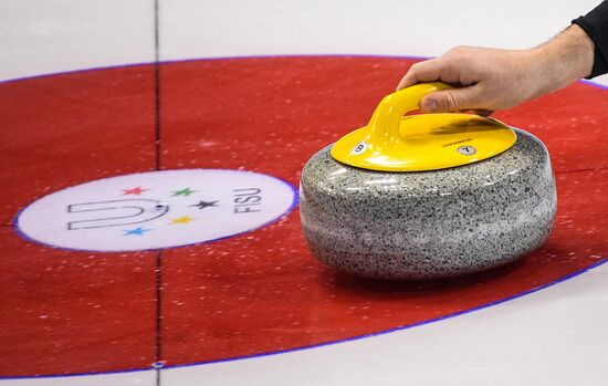 Russia Universiade Curling Training