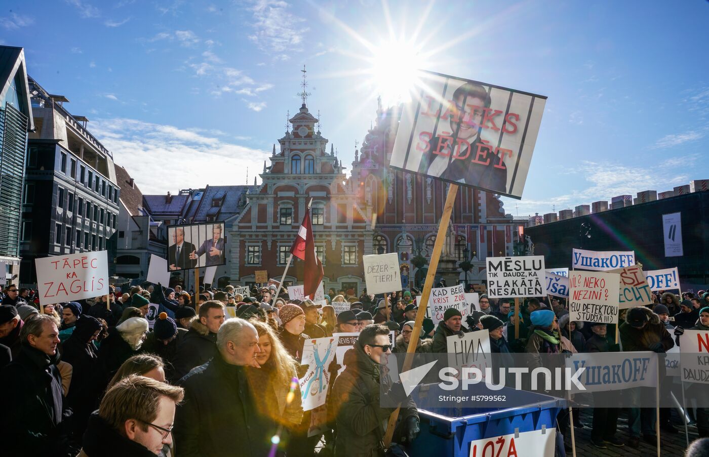 Latvia Protest