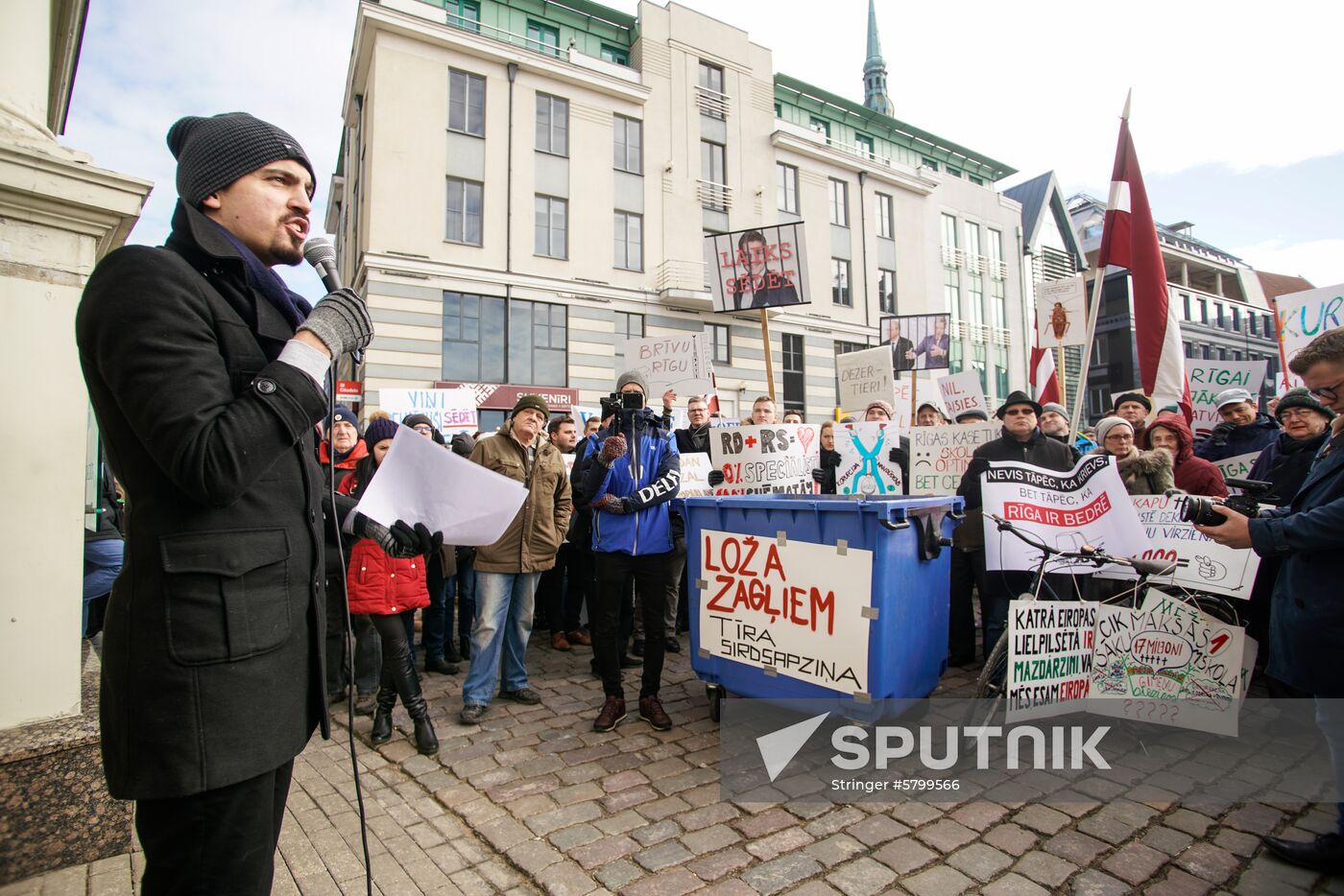 Latvia Protest