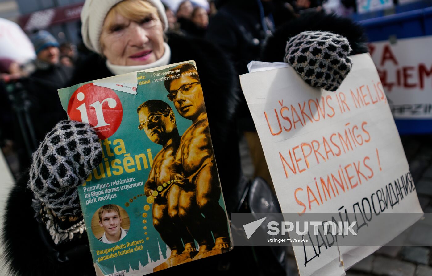 Latvia Protest