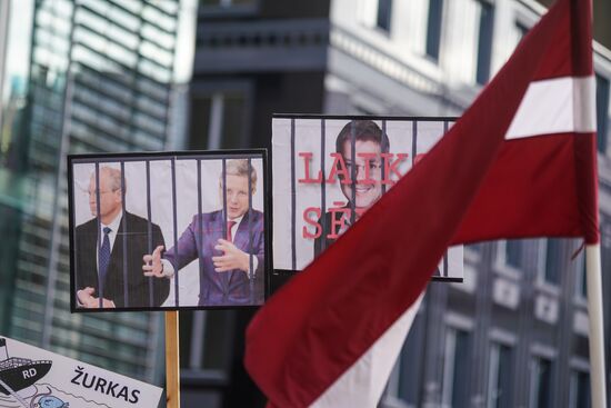 Latvia Protest