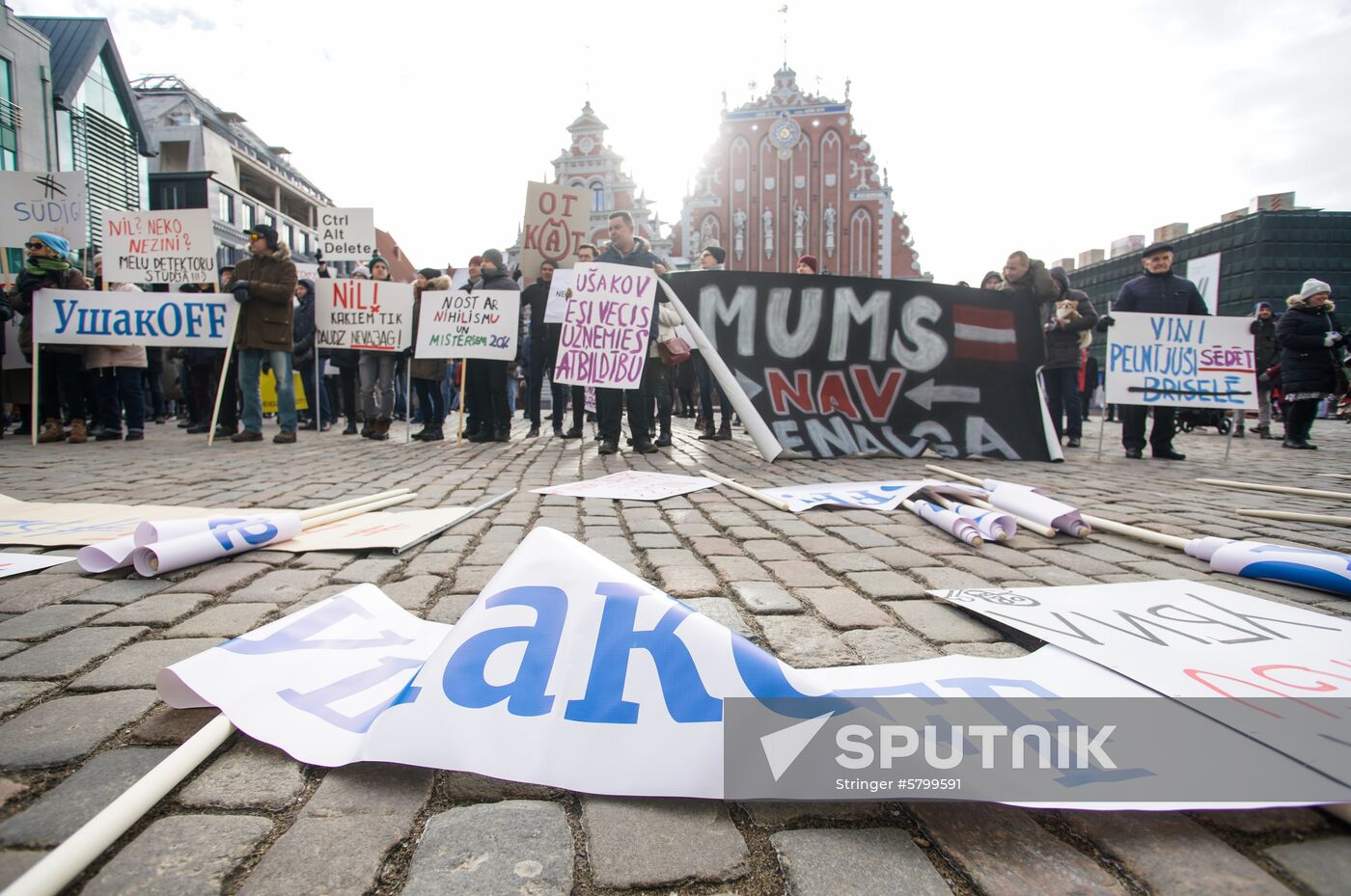 Latvia Protest