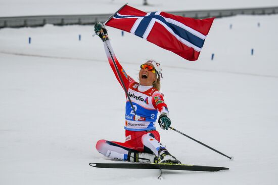 Austria Ski Worlds Women Mass Start