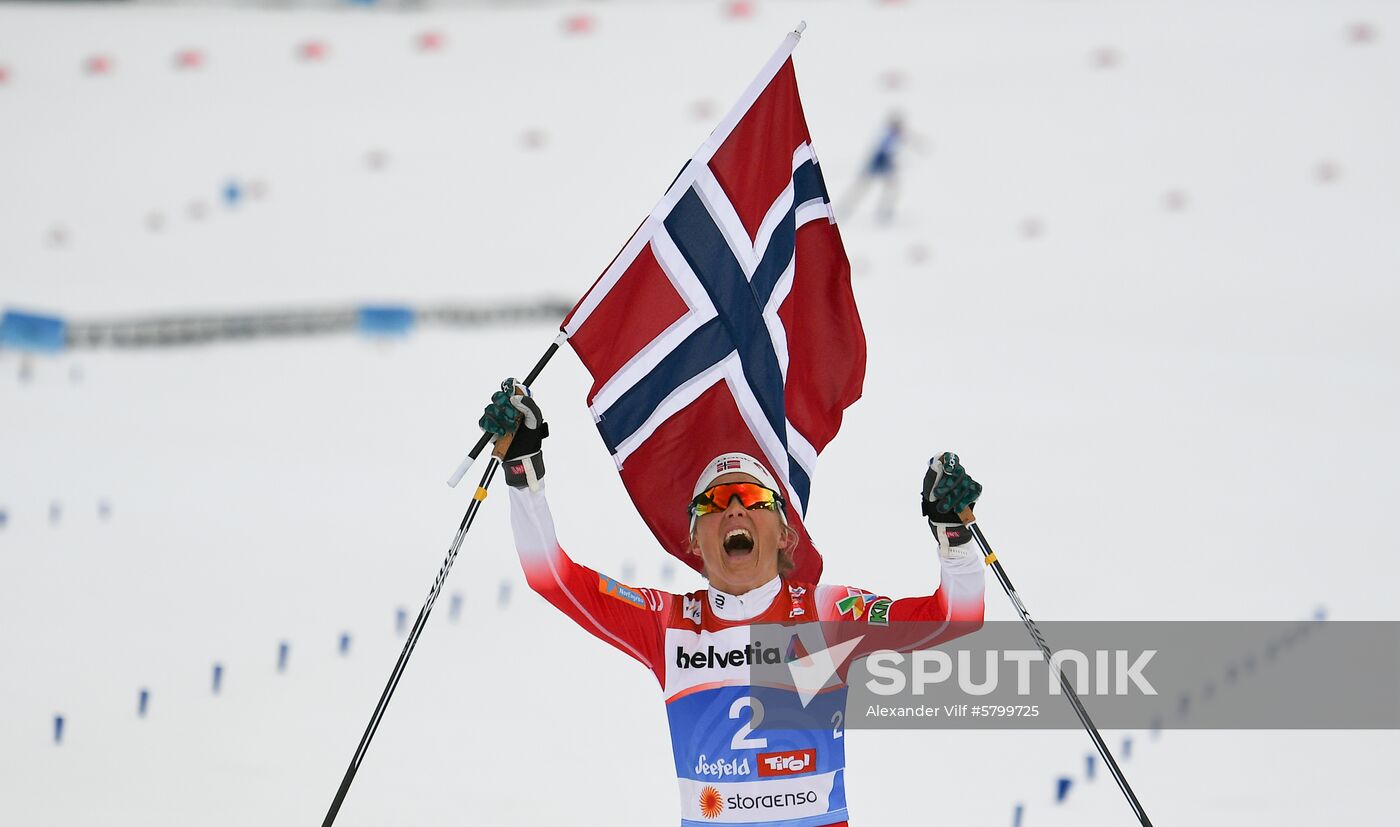Austria Ski Worlds Women Mass Start