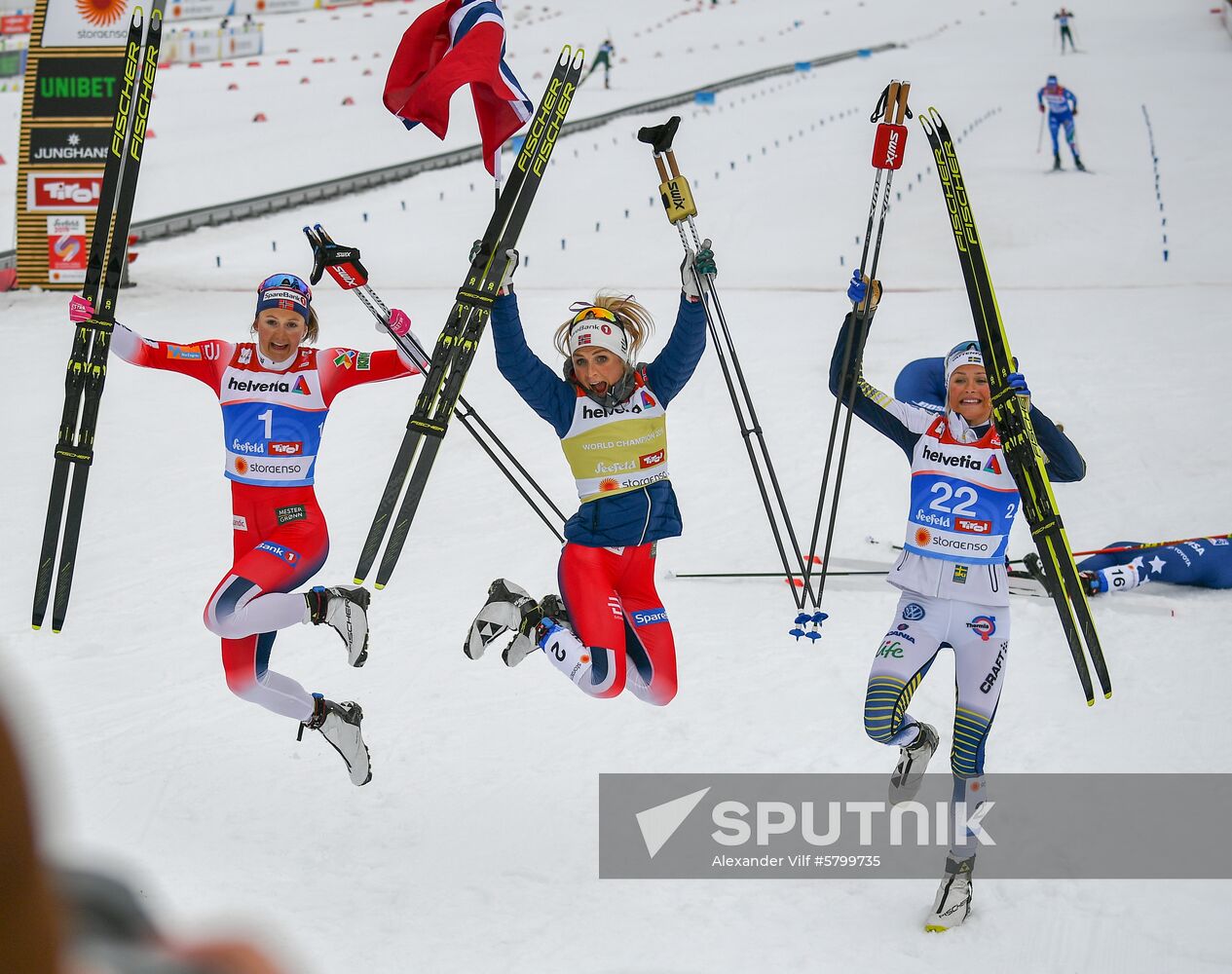 Austria Ski Worlds Women Mass Start