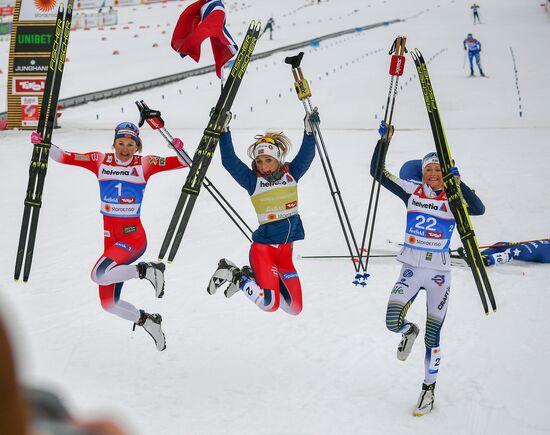 Austria Ski Worlds Women Mass Start