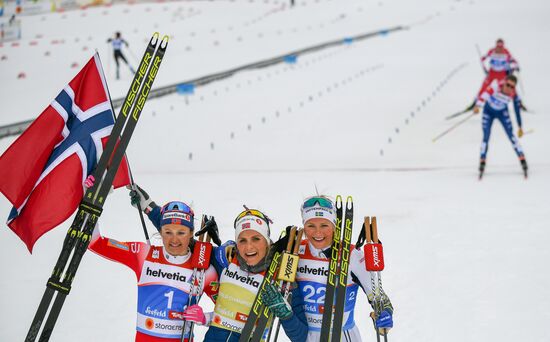 Austria Ski Worlds Women Mass Start