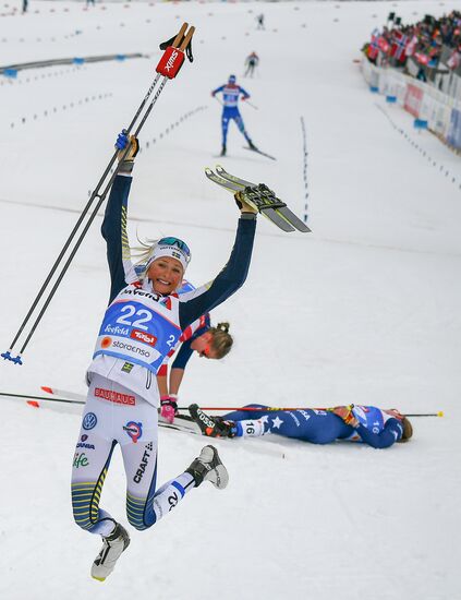 Austria Ski Worlds Women Mass Start