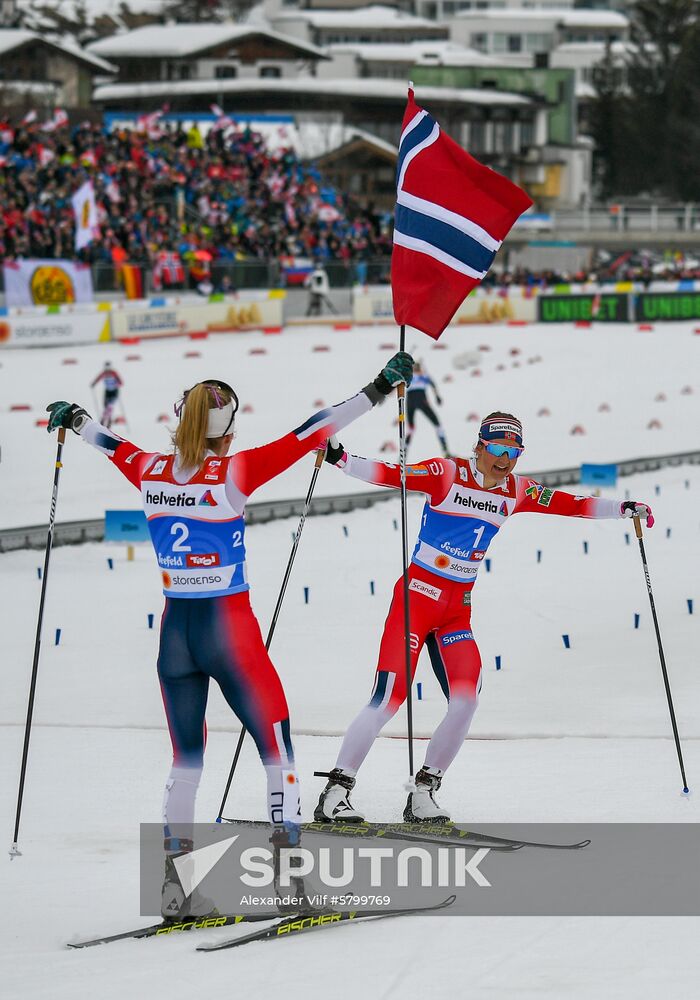 Austria Ski Worlds Women Mass Start