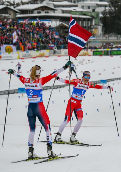 Austria Ski Worlds Women Mass Start