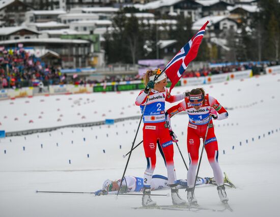 Austria Ski Worlds Women Mass Start