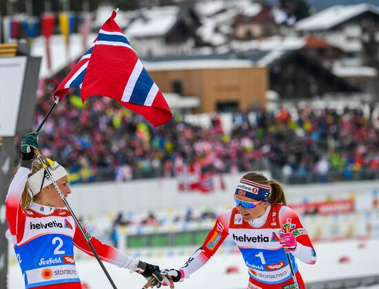 Austria Ski Worlds Women Mass Start