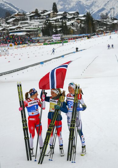 Austria Ski Worlds Women Mass Start