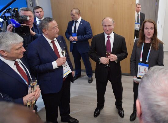 President Putin's working trip to Krasnoyarsk