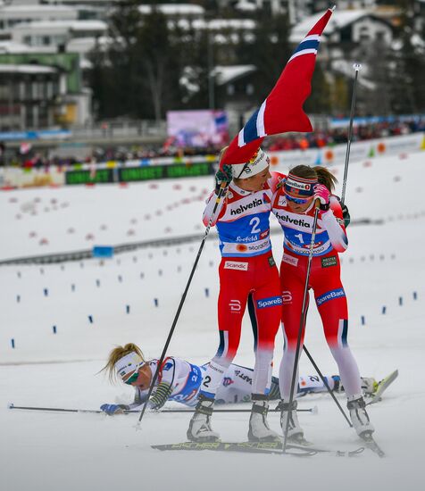 Austria Ski Worlds Women Mass Start
