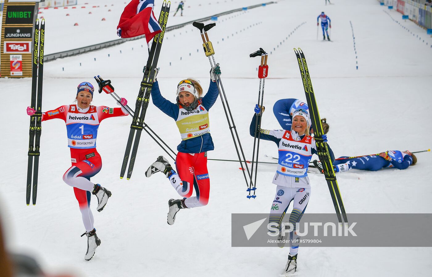 Austria Ski Worlds Women Mass Start