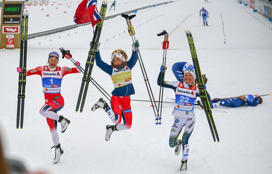 Austria Ski Worlds Women Mass Start
