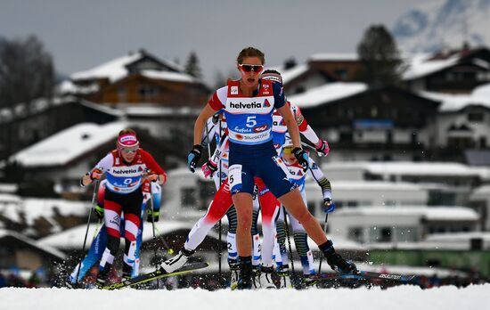 Austria Ski Worlds Women Mass Start
