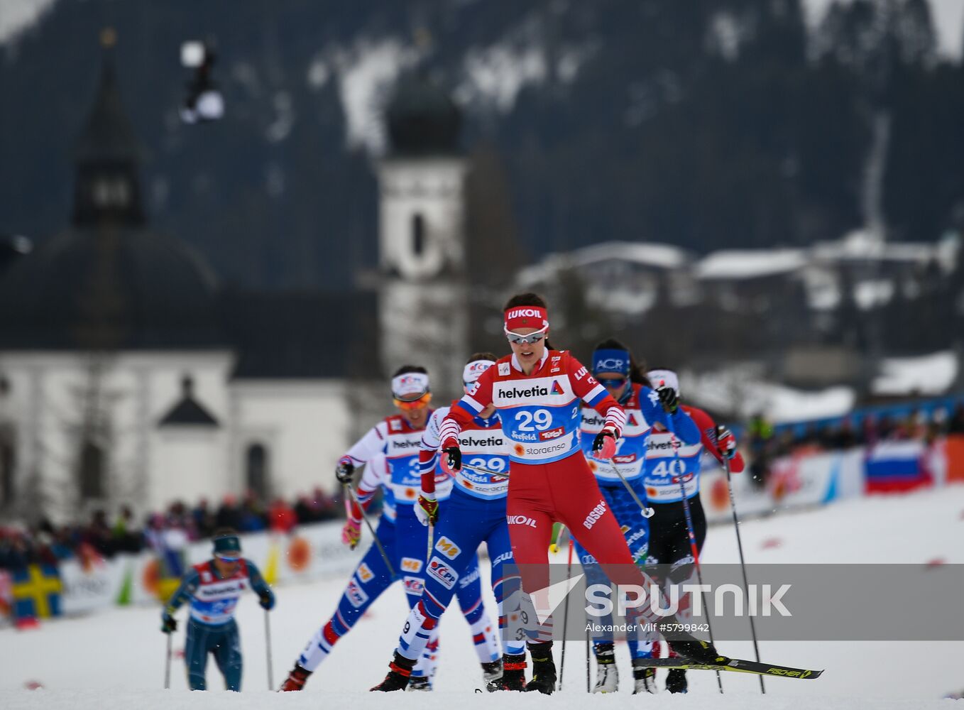 Austria Ski Worlds Women Mass Start