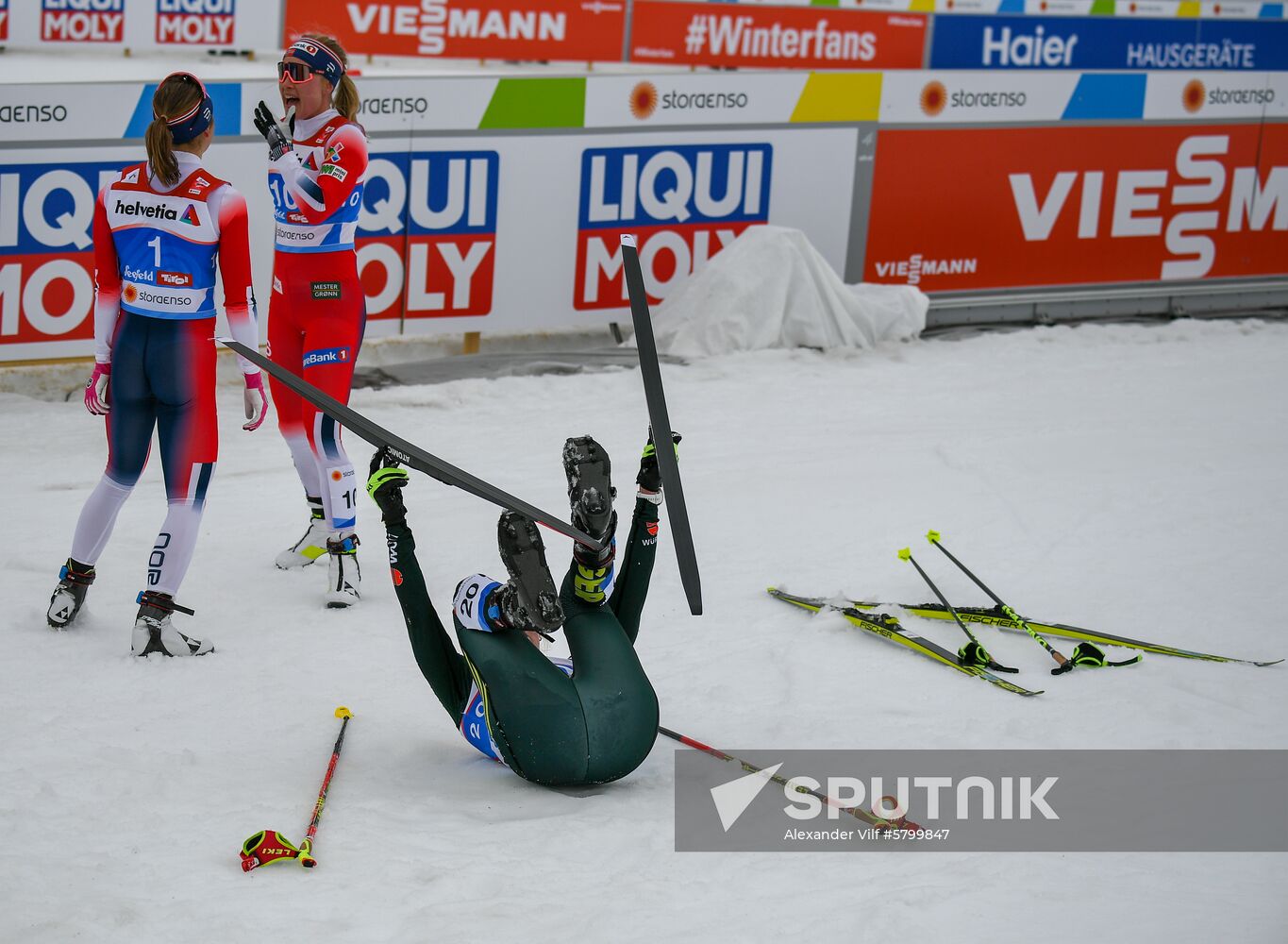 Austria Ski Worlds Women Mass Start