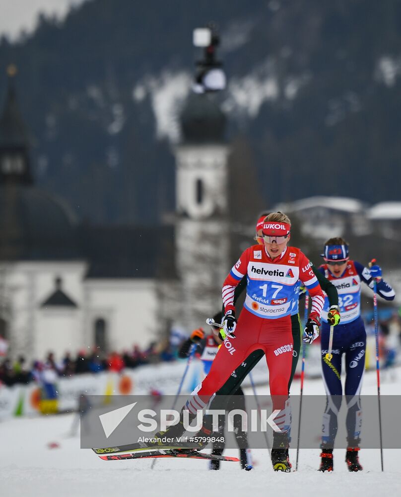 Austria Ski Worlds Women Mass Start