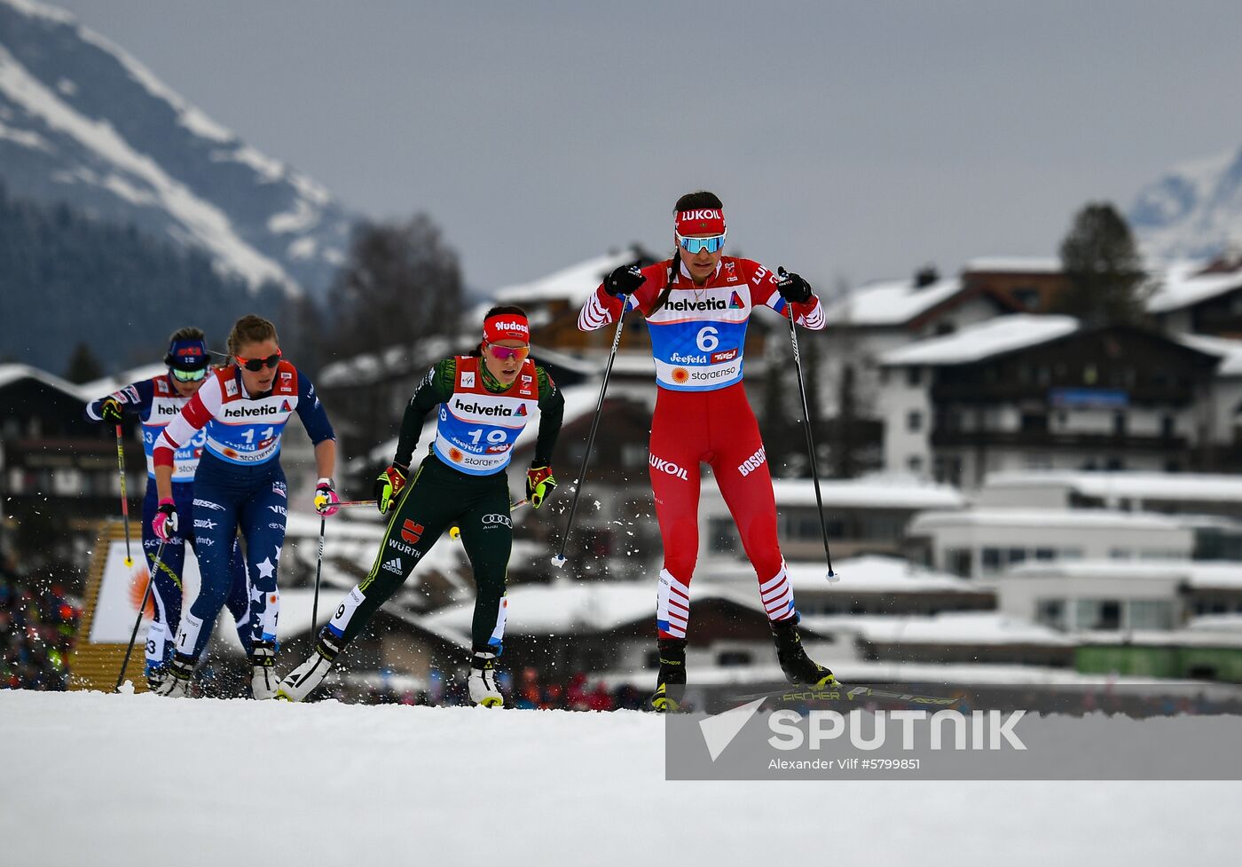 Austria Ski Worlds Women Mass Start