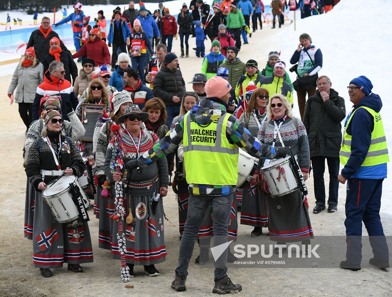 Austria Ski Worlds Women Mass Start