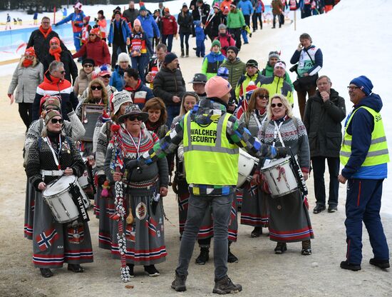 Austria Ski Worlds Women Mass Start
