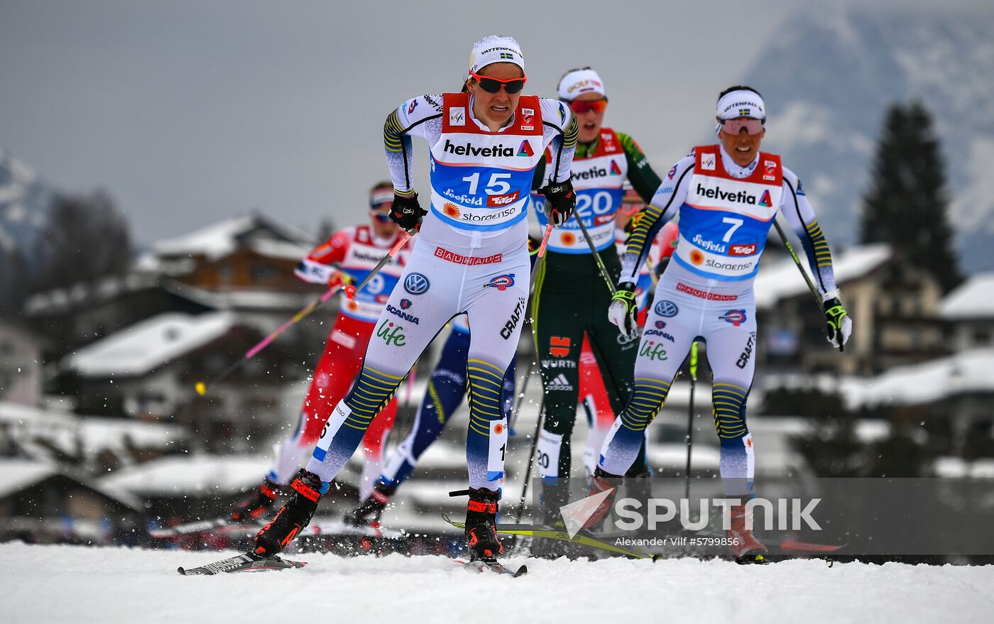 Austria Ski Worlds Women Mass Start