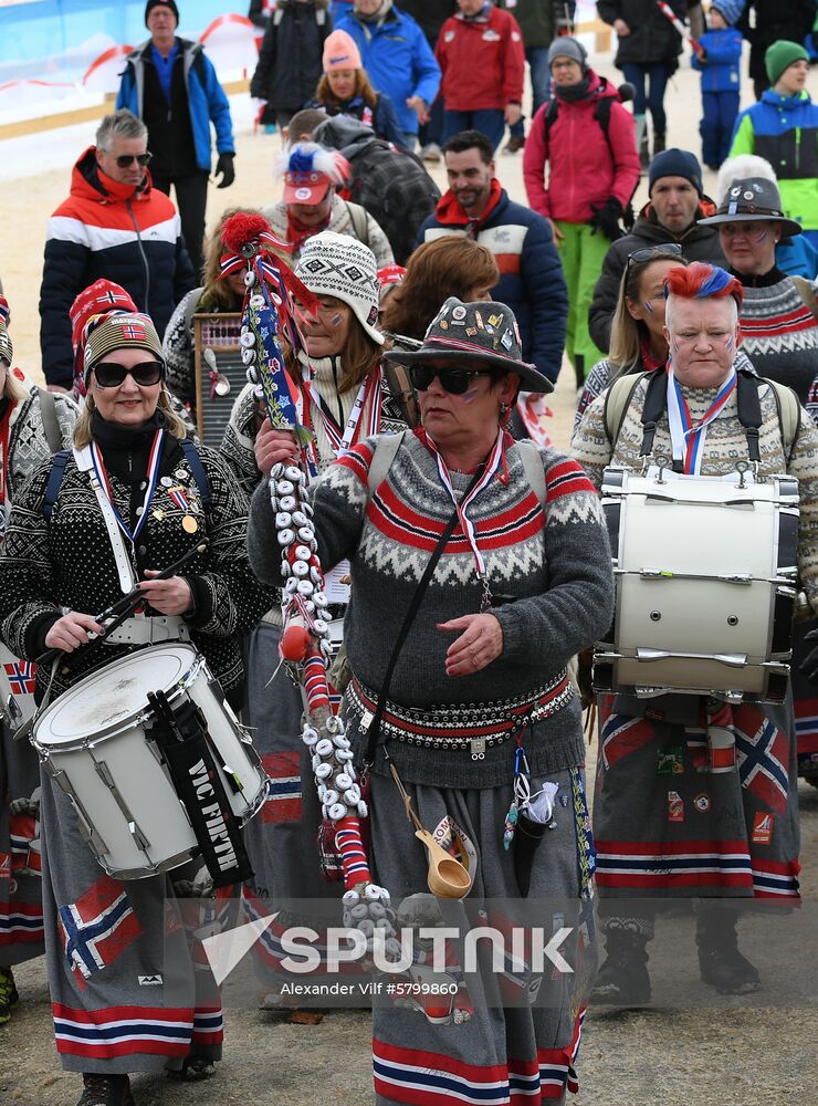 Austria Ski Worlds Women Mass Start