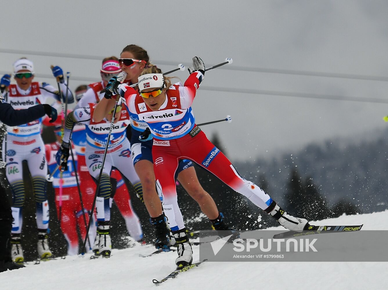 Austria Ski Worlds Women Mass Start