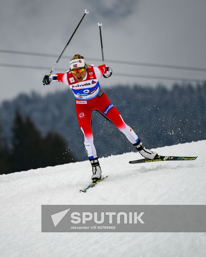 Austria Ski Worlds Women Mass Start