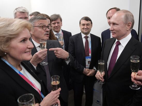 President Putin's working trip to Krasnoyarsk