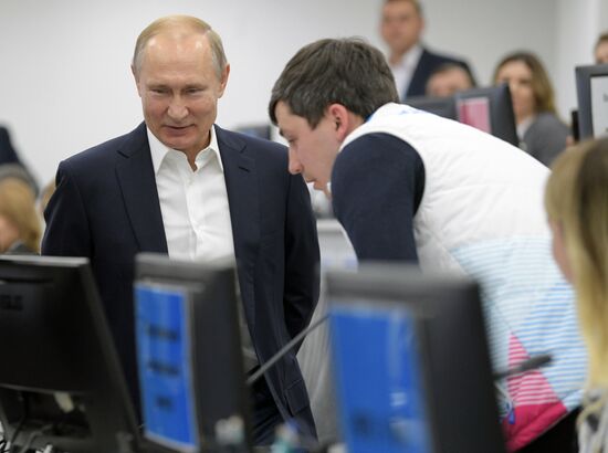 President Putin's working trip to Krasnoyarsk
