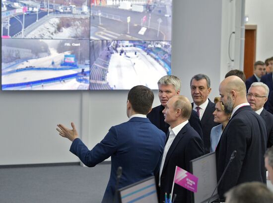 President Putin's working trip to Krasnoyarsk