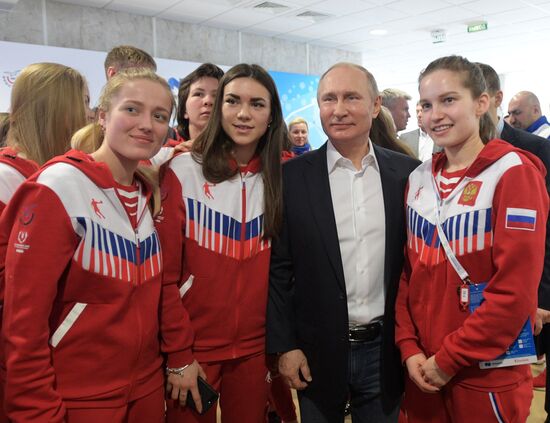 President Putin's working trip to Krasnoyarsk