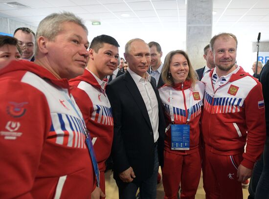 President Putin's working trip to Krasnoyarsk