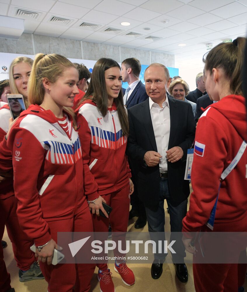 President Putin's working trip to Krasnoyarsk